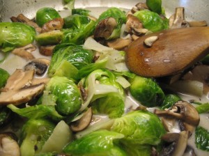 Veggies and cocnut milk