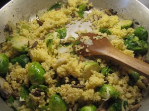 Millet and veggies