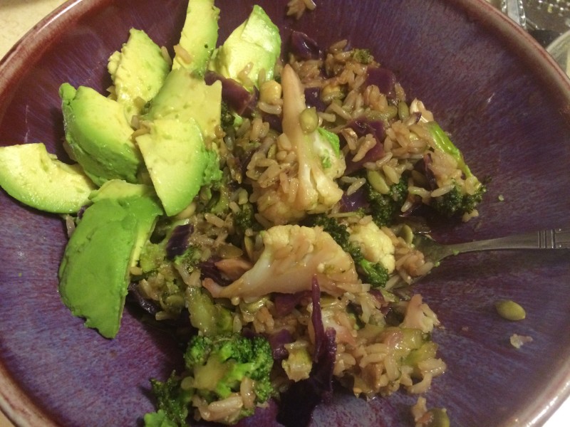 Brassica Dinner Recipe – Simple Broccoli, Cauliflour, Romanesca, Red Cabbage Stir Fry Recipe